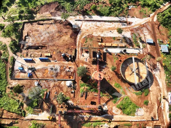石墨矿选厂土建 石墨矿选厂土建
